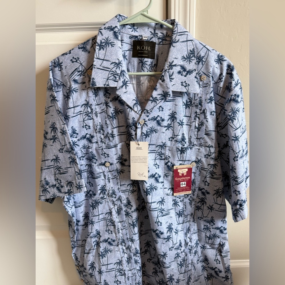 Koh guayabera shirt size 44